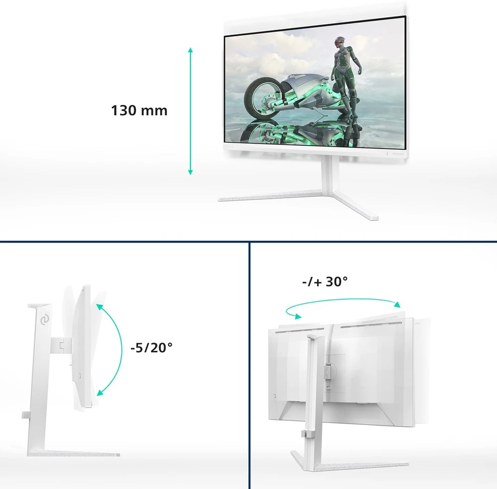 Monitorius „Mmd Monitors“ ekranai „PHILIPS 27M2N3201A“, 27 colių, „FreeSync“, 1920x1080, 0,5 ms, 2xHDMI DP