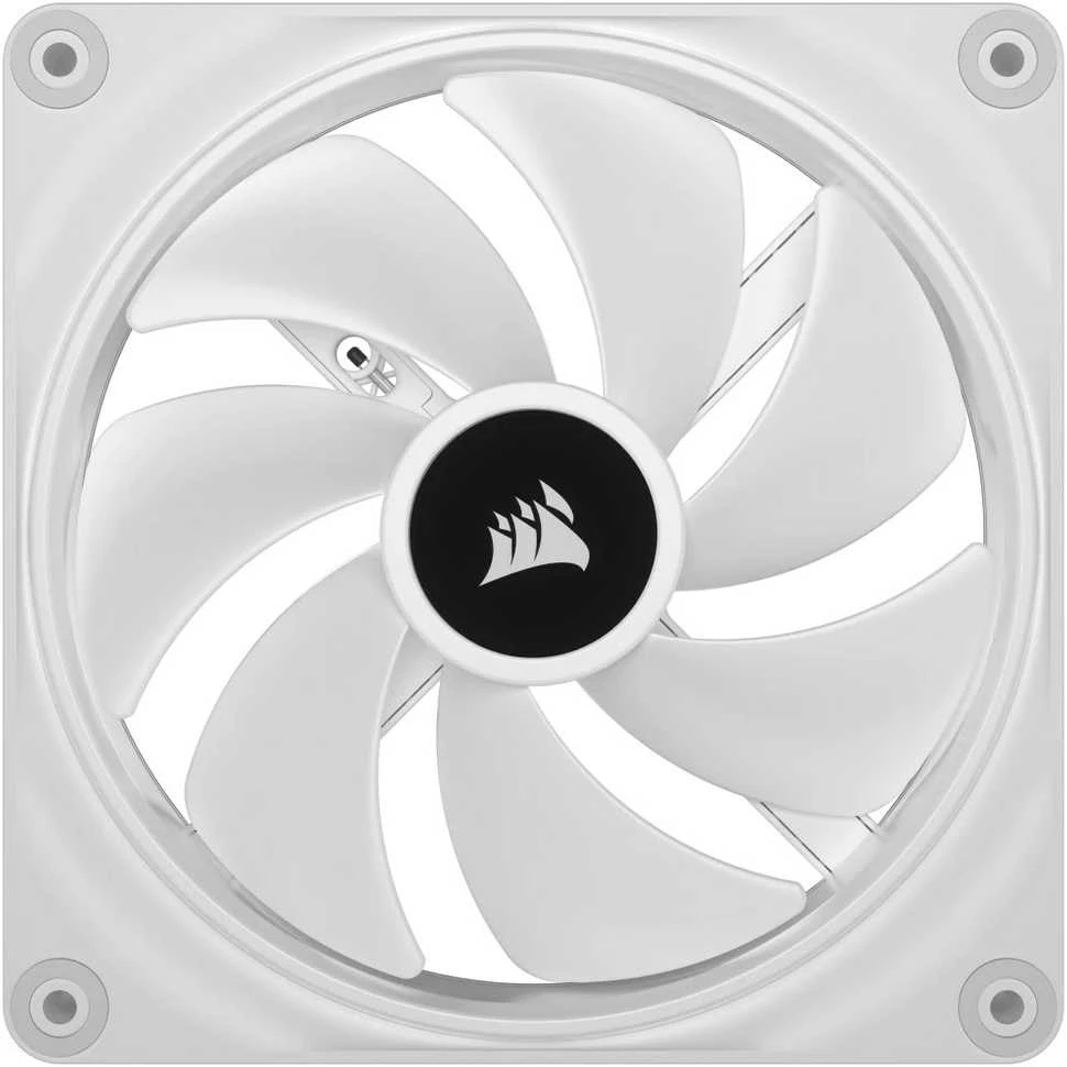 CORSAIR iCUE LINK QX140 RGB Baltas 140 mm magnetinio kupolo ventiliatorius, vienas