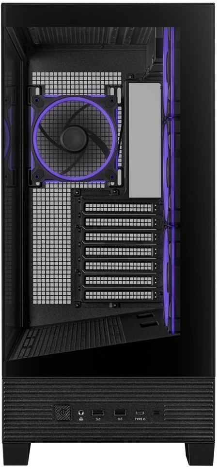 ASUS A31 PLUS TG ARGB kompiuterio korpusas Midi Tower su skaidriu šoniniu langu, suderinamas su ATX / BTX / MicroATX / Mini-ITX, juodos spalvos