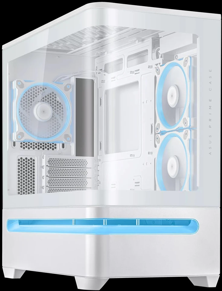 ASUS PRIME AP202 ARGB Mini Tower Baltas