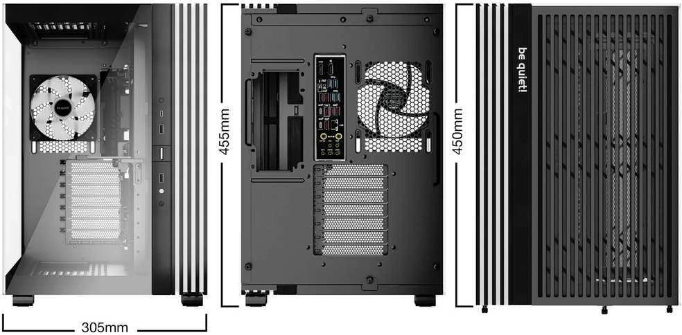 Be Quiet! LIGHT BASE 600 LX Juodas Midi Tower