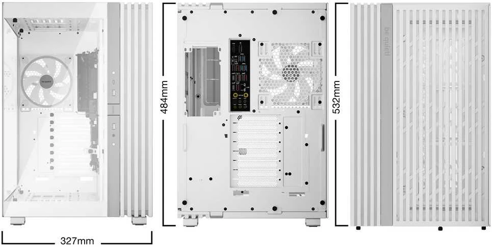„Be Quiet! Light Base 900 FX Balta“