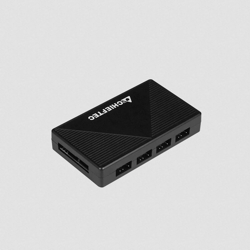 CHIEFTEC APEX A-RGB žaidimų važiuoklė E-ATX Juodas