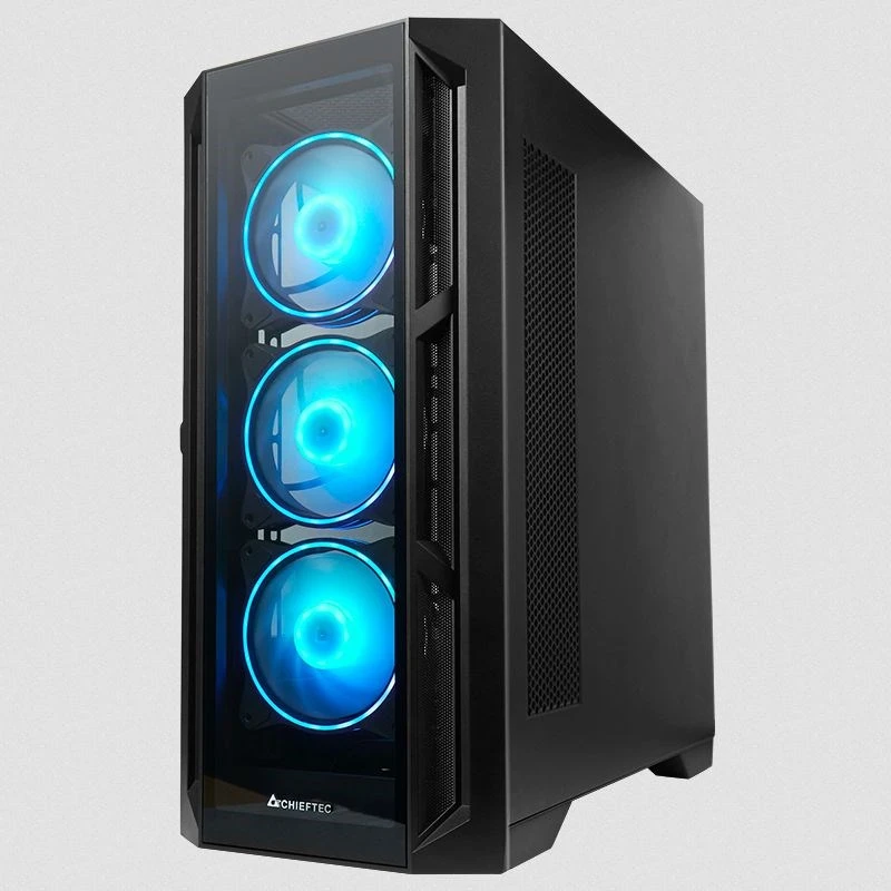 CHIEFTEC APEX A-RGB žaidimų važiuoklė E-ATX Juodas
