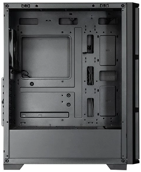 Chieftec AS-02B-TG-OP kompiuterio korpusas Midi Tower Juodas
