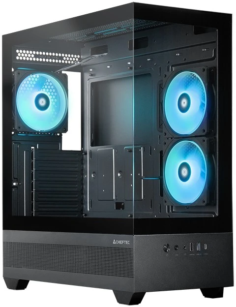 Chieftec GT-01B-OP kompiuterio korpusas Midi Tower Juodas