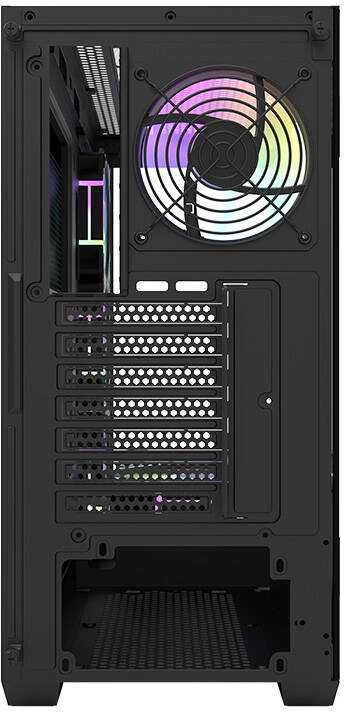 Darkflash DS900 kompiuterio dėklas + 7 ARGB ventiliatoriai - juodas
