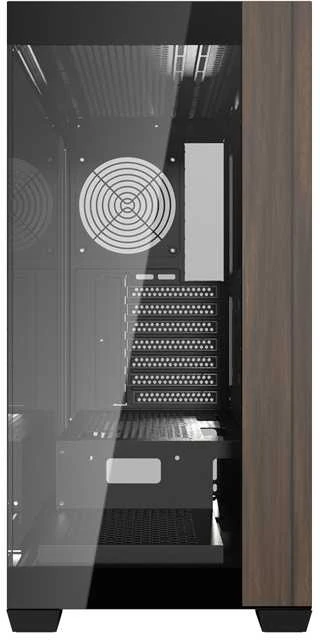„Darkflash DS900W“ kompiuterio korpusas be ventiliatorių (juodas)