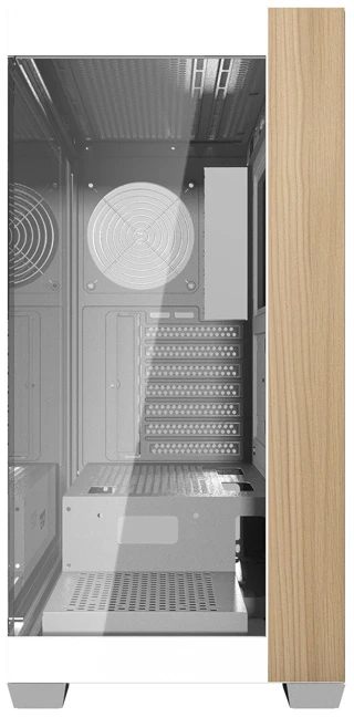 „Darkflash DS900W“ kompiuterio korpusas be ventiliatorių (baltas)