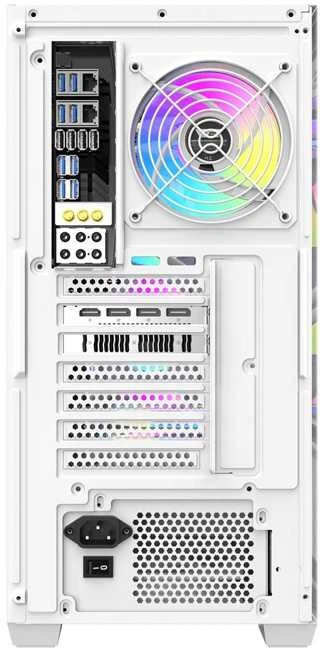 DarkFlash DS900WD kompiuterio korpusas (baltas)