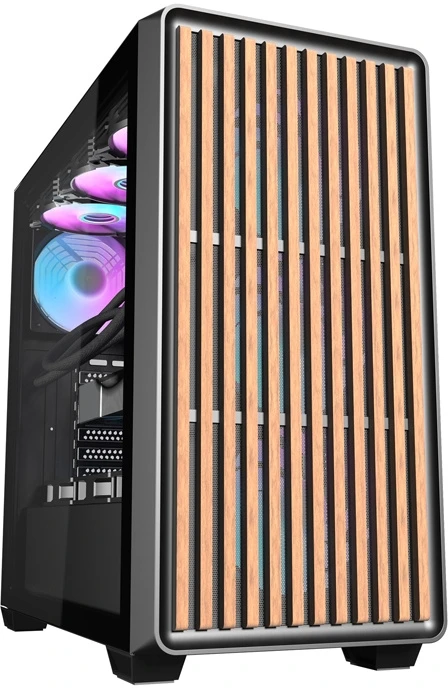 Darkflash DS900WD computer case (juodas) + 4 fans