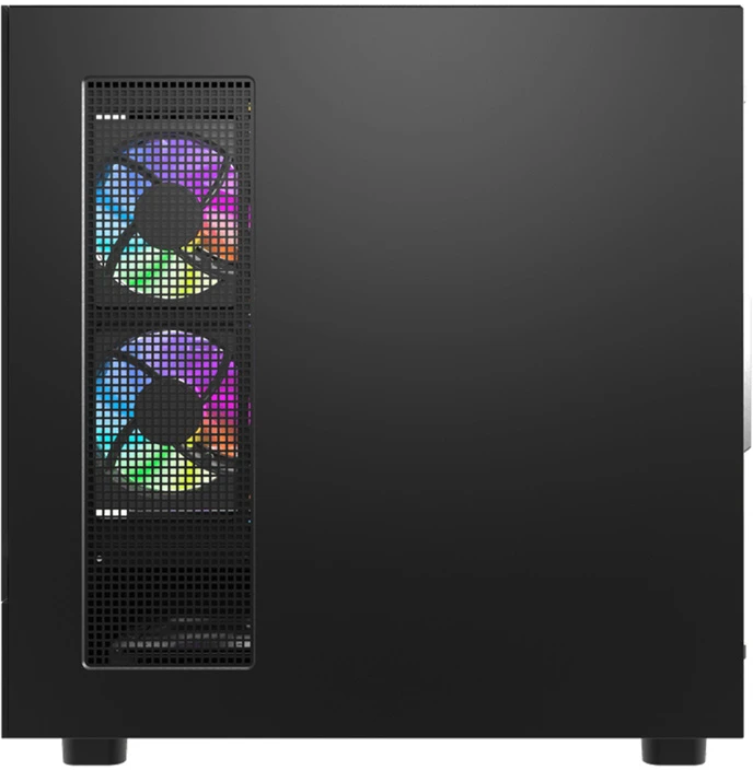 Kompiuterio korpusas - darkFlash DS950V Midi Tower ATX/ITX, 6 ventiliatoriai, IPS ekranas, juoda
