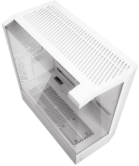 „Darkflash DY460“ kompiuterio korpusas (Baltas) + 4 ARGB ventiliatoriai