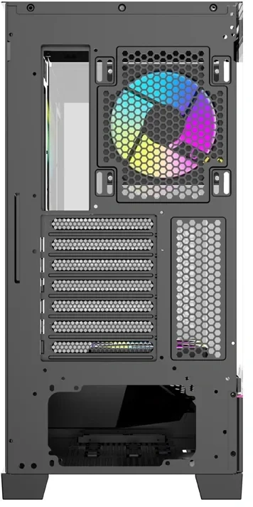 Kompiuterio Korpusas - DarkFlash K430 | ATX | 6 Ventiliatoriai | USB-C | Juodas