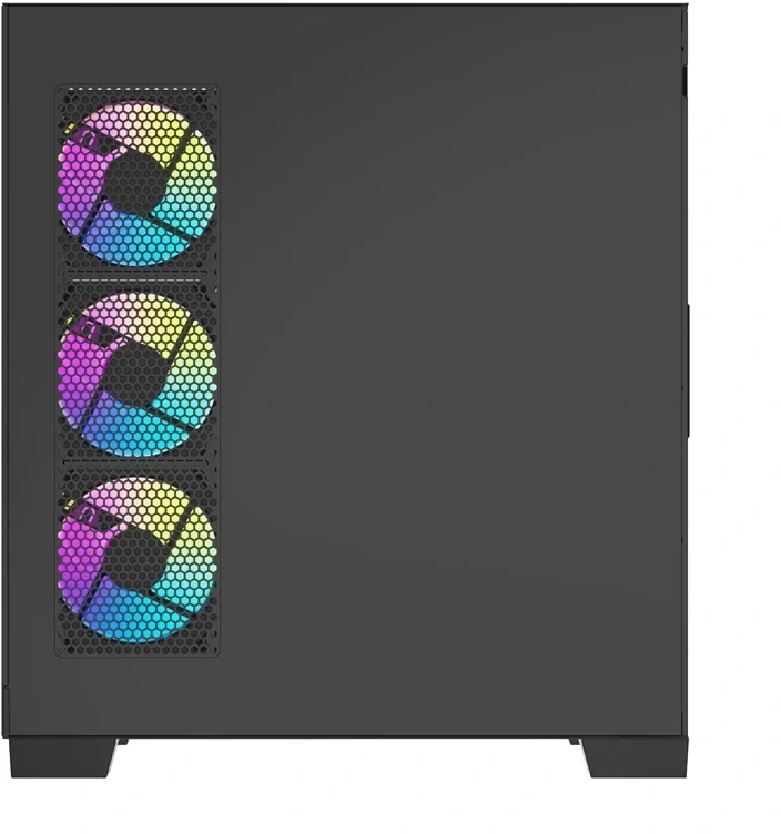 Kompiuterio Korpusas - DarkFlash K430 | ATX | 6 Ventiliatoriai | USB-C | Juodas