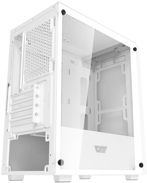 „Darkflash M305“ kompiuterio korpusas be ventiliatorių (Baltas)
