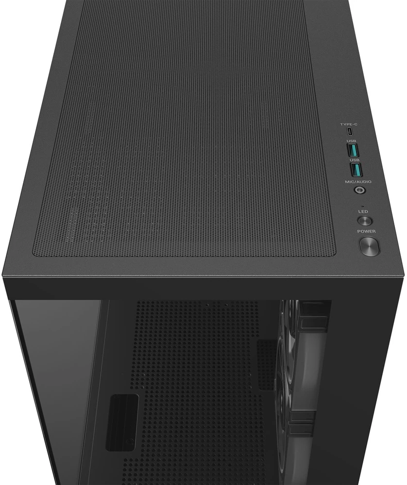 Deepcool Case | CG380 3F | Micro ATX | Juodas