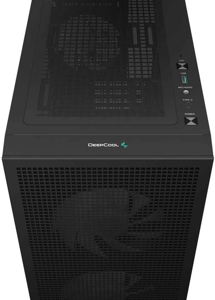 Deepcool CH360 Digital | Juodas | Mid Tower | ATX PS2