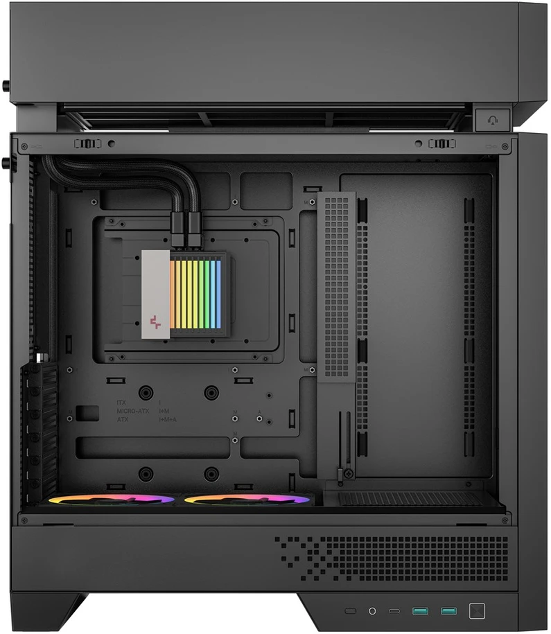 „Deepcool“ korpusas | CL6600 | Juodas | Vidutinio dydžio bokštas