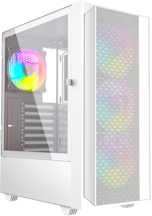 GEMBIRD kompiuterio dėklas Fornax 4000 ATX - ARGB apšvietimas baltas