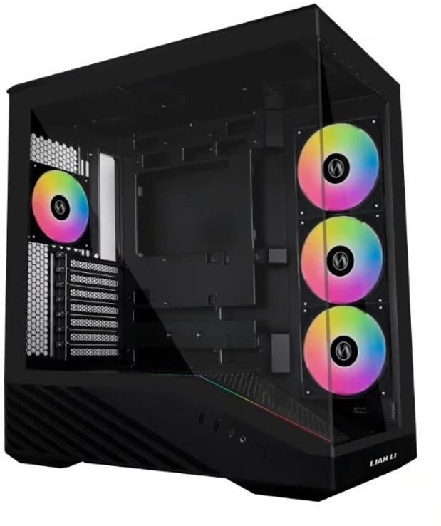 Kompiuterio korpusas - LIAN LI Vector V100 RGB juodas