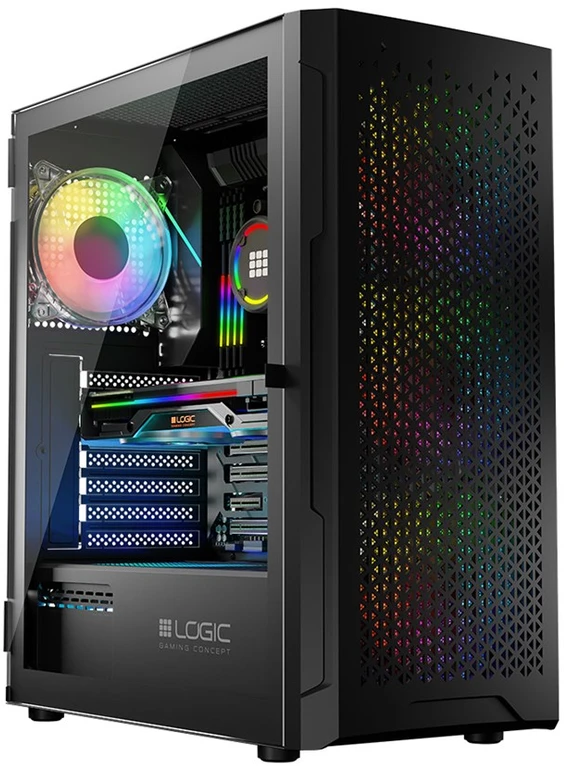 Logic ARAMIS ARGB MINIDI USB 3.0 dėklas, juodas