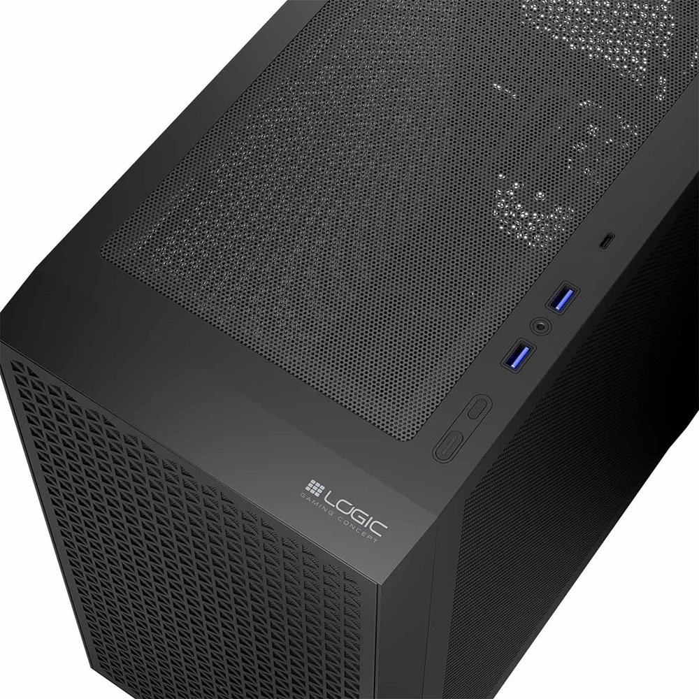 Logic DART PRO MINI USB-C PC Case Juodas