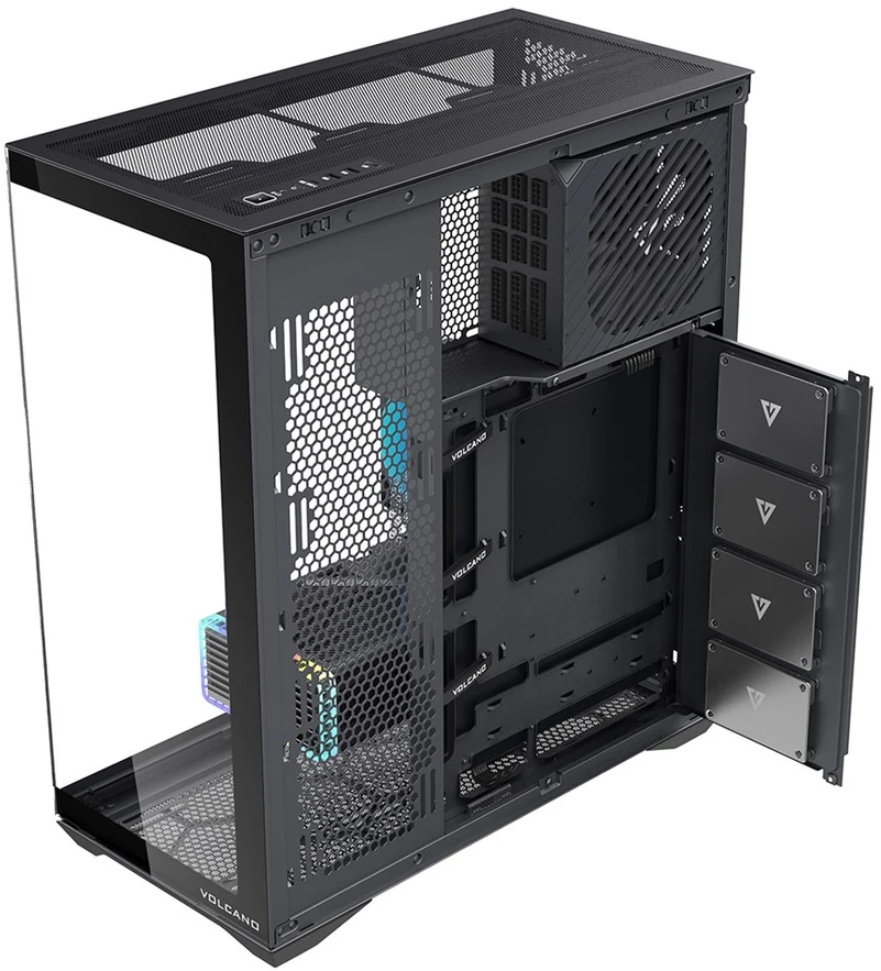 MODECOM Volcano SPACE XL FULL TOWER NF Juodas