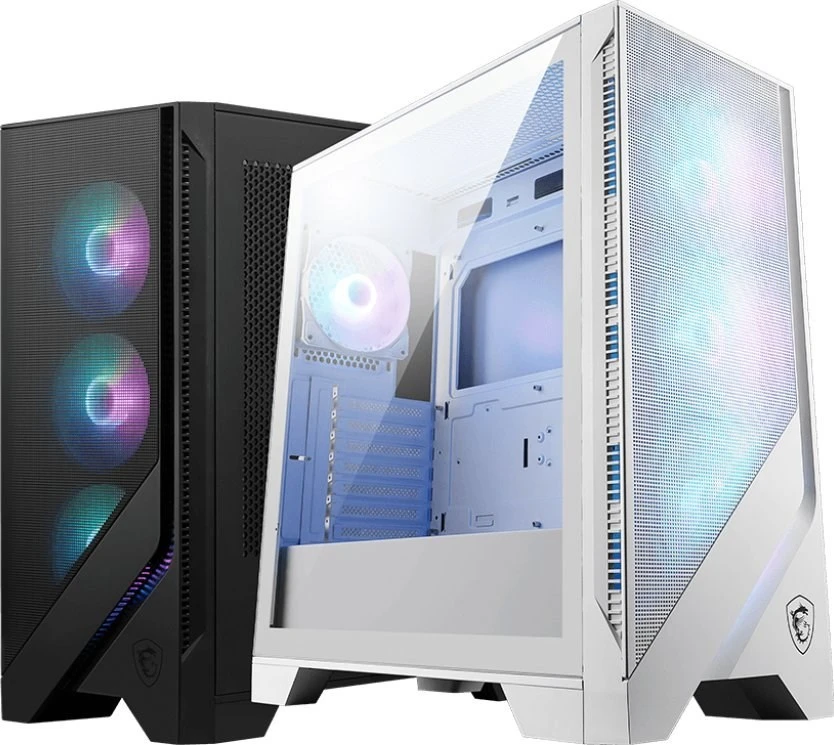 Kompiuterio Korpusas - MSI MAG FORGE 320R Baltas AIRFLOW Baltas