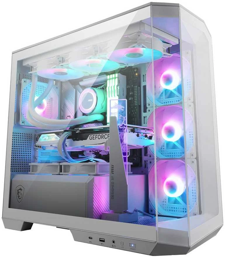 MSI Case | MAG PANO M100R PZ Baltas | Micro ATX Tower | ATX | Baltas