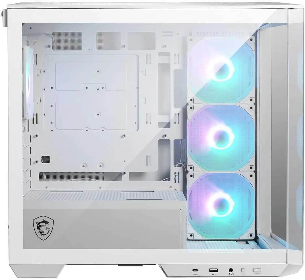 MSI Case | MAG PANO M100R PZ Baltas | Micro ATX Tower | ATX | Baltas