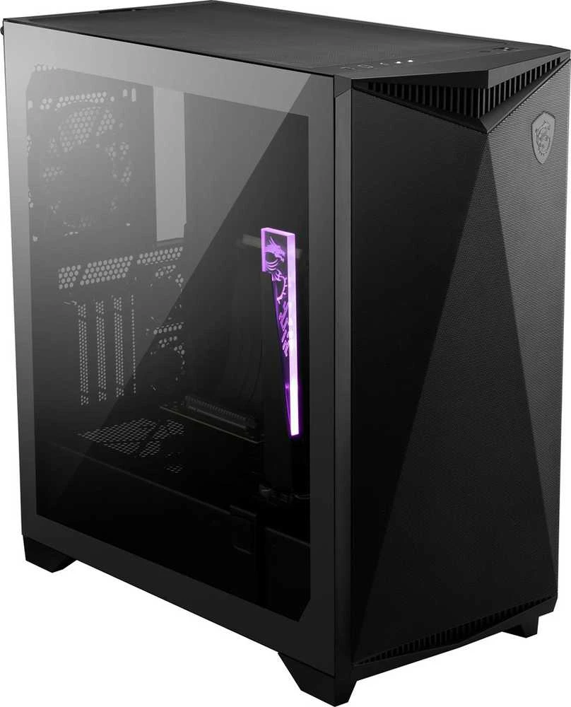 MSI | Kompiuterio korpusas | MPG GUNGNIR 300P AIRFLOW | Šoninis langas | Juodas | Vidutinio dydžio bokštas | ATX
