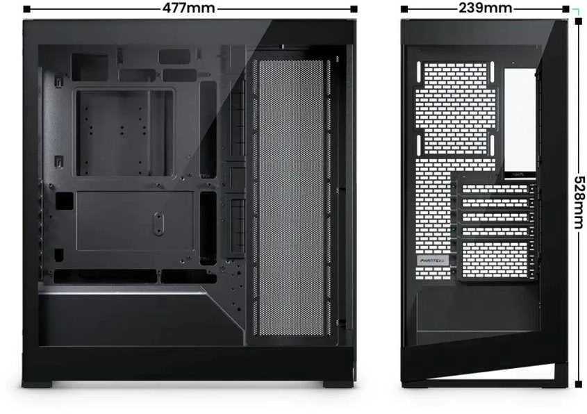 Kompiuterio Korpusas - Phanteks NV5 MK2 Vidutinio Aukščio Juodas