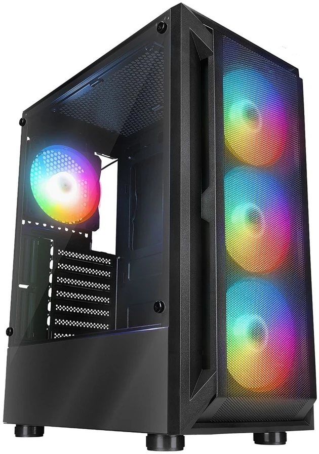RAMPAGE PC CASE WITH WINDOW SHIVA Juodas