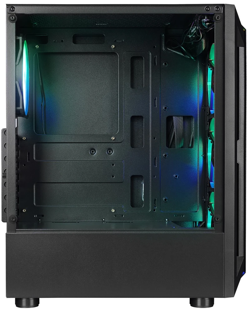 RAMPAGE PC CASE WITH WINDOW SHIVA Juodas