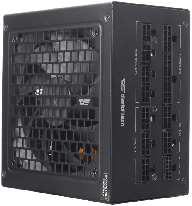 „DarkFlash PMT1050“ kompiuterio maitinimo šaltinis (juodas)