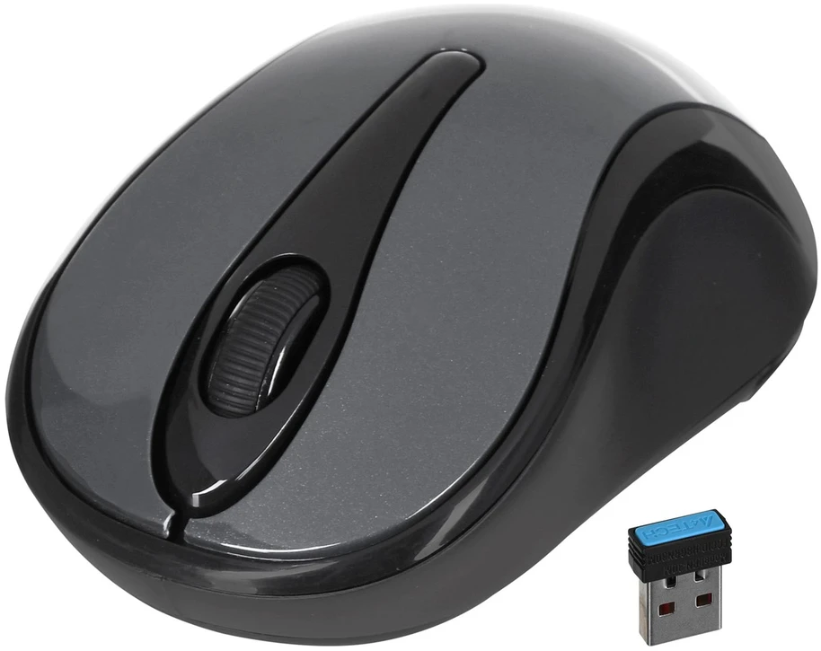 A4Tech G3-280N pelė Ambidextrous RF Optinė belaidė 2000 DPI
