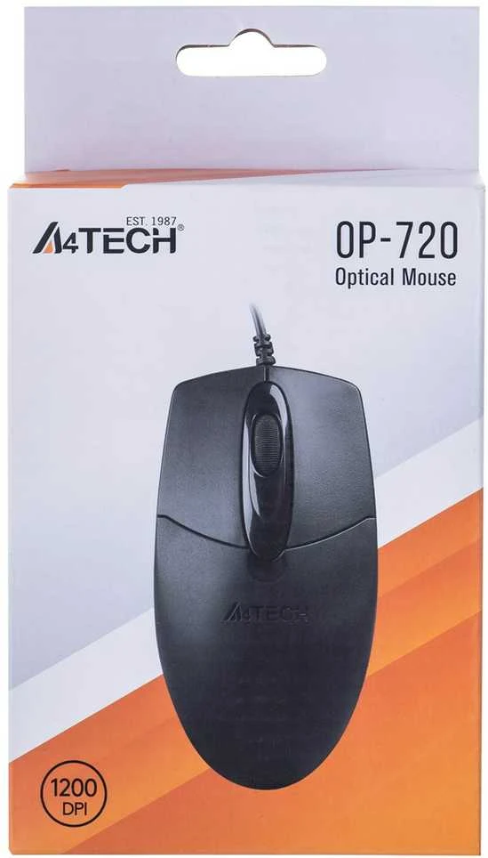 A4Tech A4TMYS43754 Pelė OP-720 Juodas USB