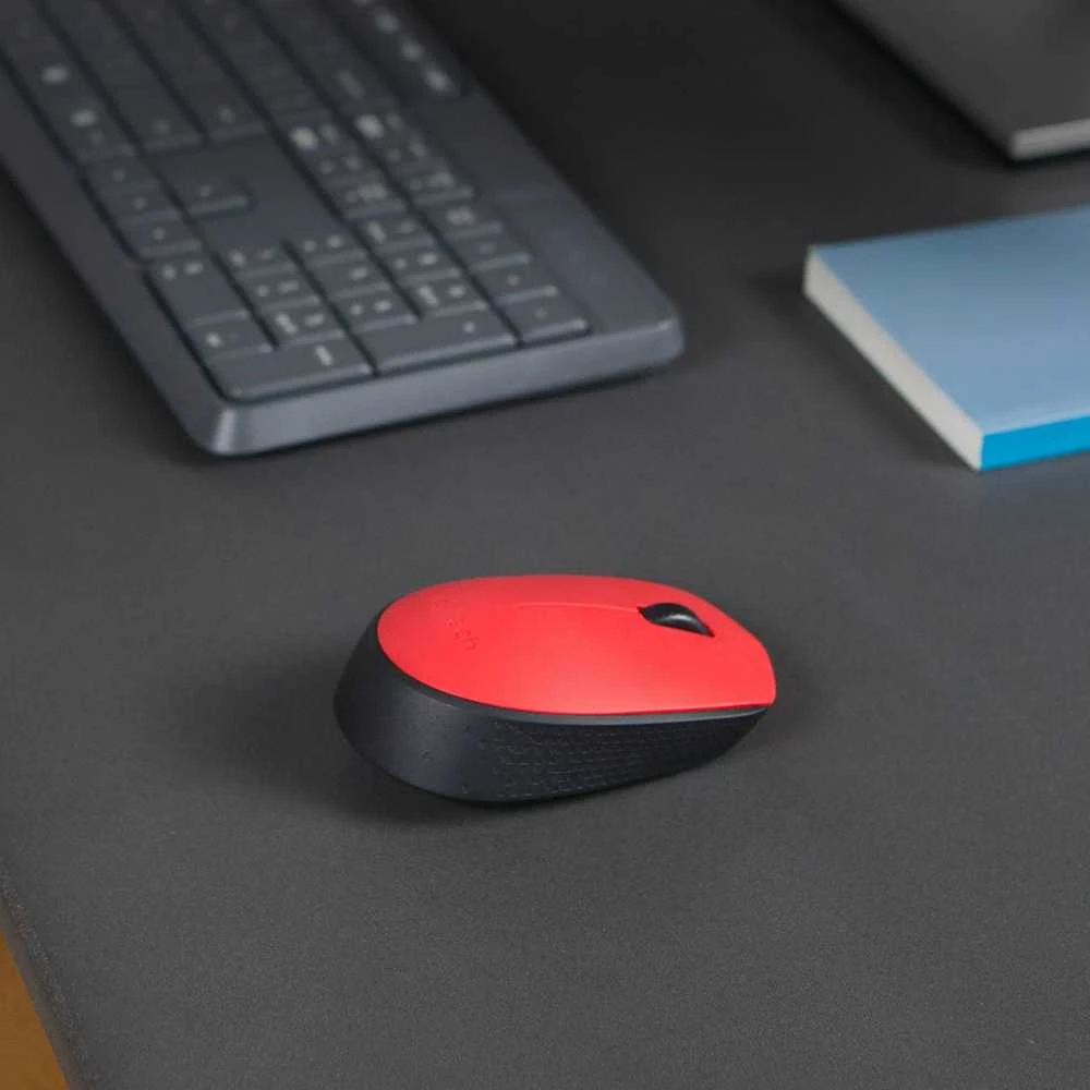 Pelė Logitech M171, raudona (910-004641)