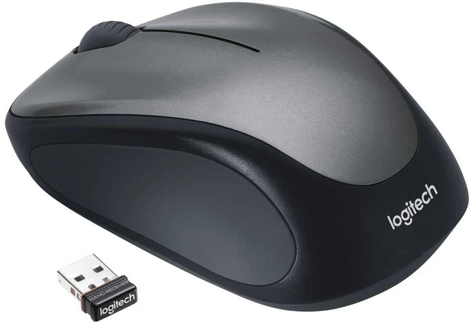 Belaidė pelė Logitech M235, Pilka