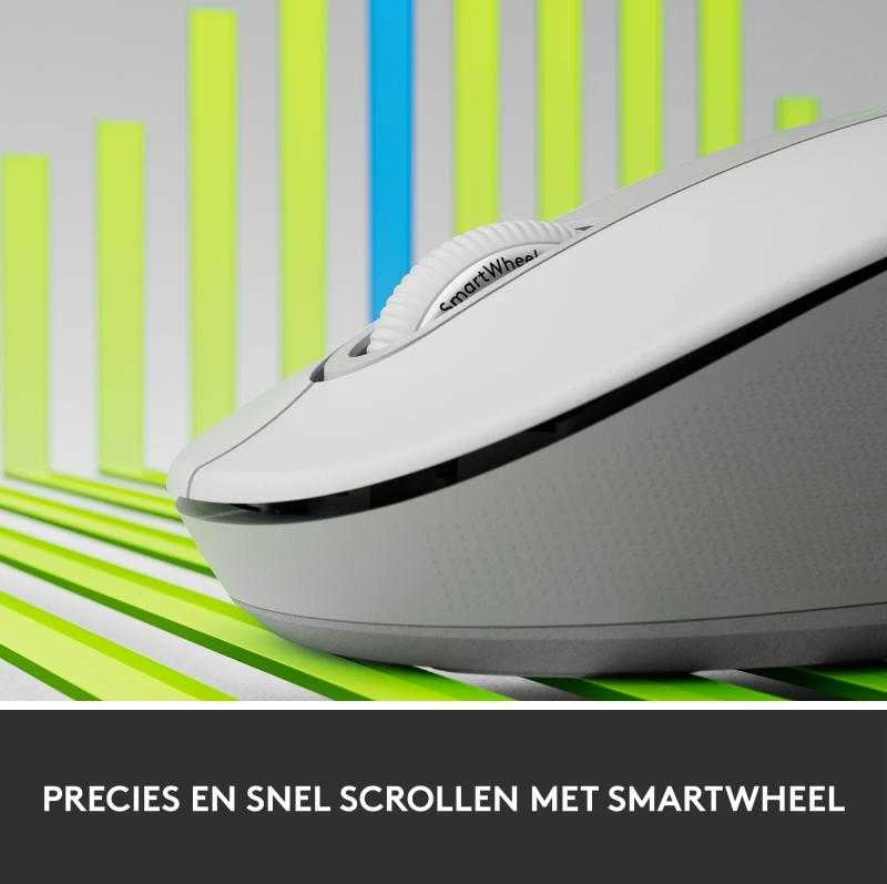 Belaidė pelė Logitech Signature M650 L, baltos spalvos