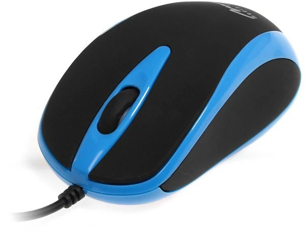 Itin ergonomiška optinė pelė Media-Tech PLANO MT1091B, USB jungtis, 800DPI, mėlyna