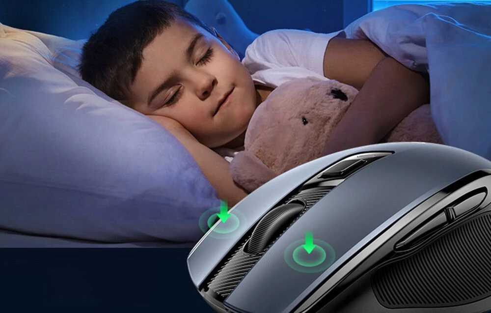 Belaidė pelė UGREEN 2.4 GHz (juoda)