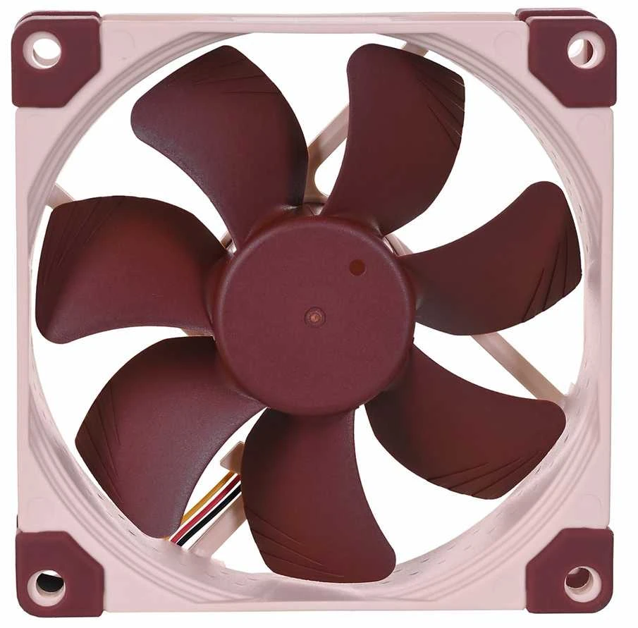 Noctua NF-A9 FLX computer cooling system Kompiuterio dėklas Fan 9.2 cm rusvai gelsvas, Brown