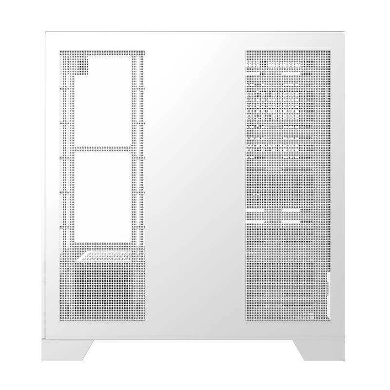 Darkflash DY450 kompiuterio dėklas be ventiliatorių (baltas)