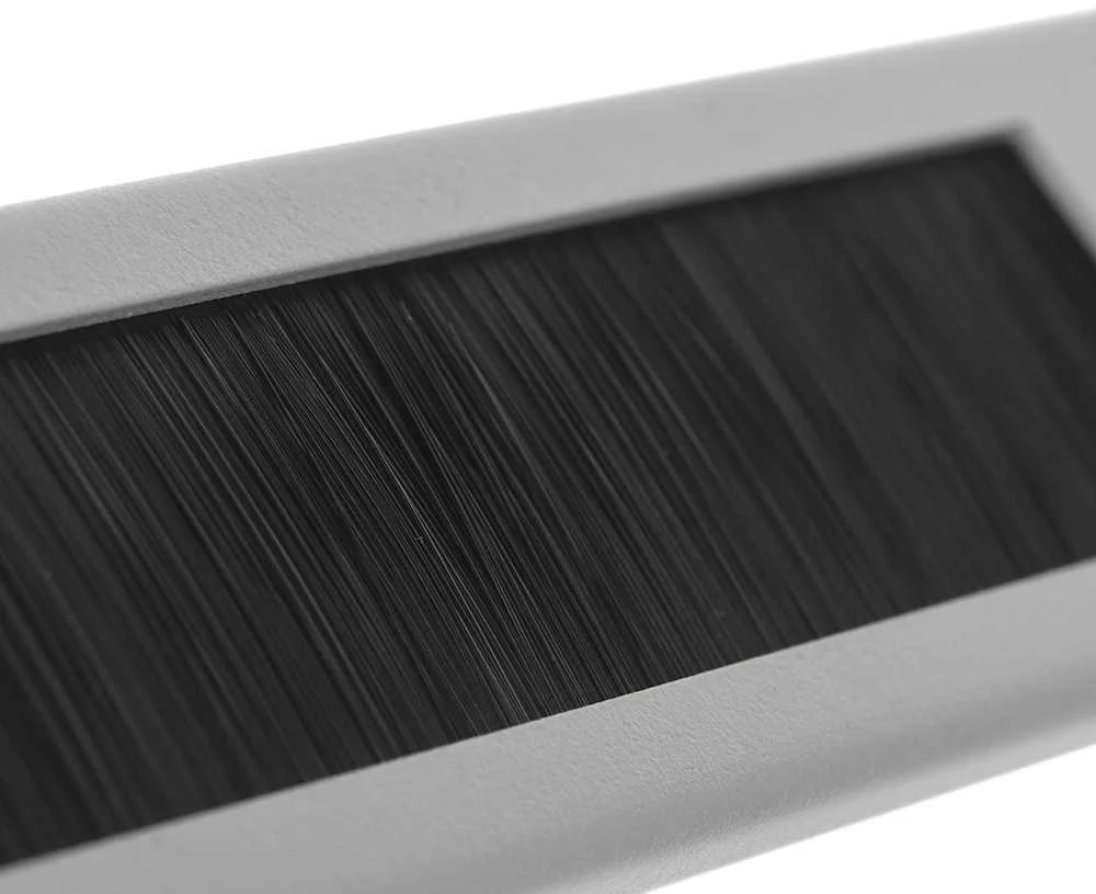 LANBERG AK-1101-S brush panel 19 1U pilka