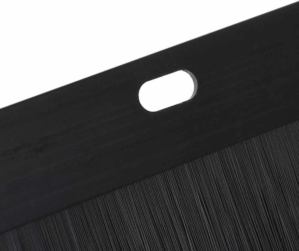 LANBERG AK-1102-B cable entry brush panel 19 juodas