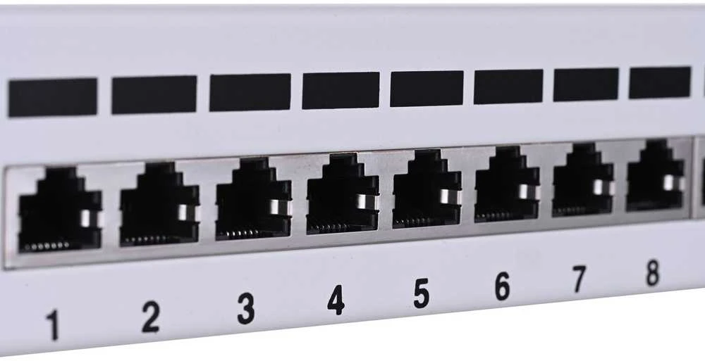 LANBERG PPF6-9012-S Lanberg Patch Panel 10, 12 port 1U, cat.6, pilkas