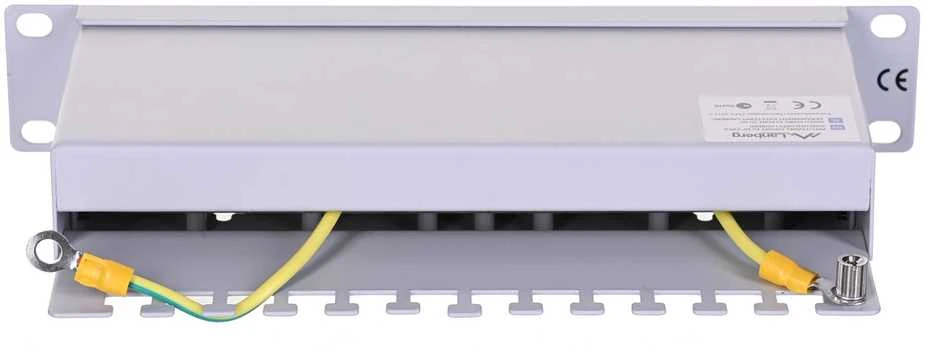 LANBERG PPF6-9012-S Lanberg Patch Panel 10, 12 port 1U, cat.6, pilkas