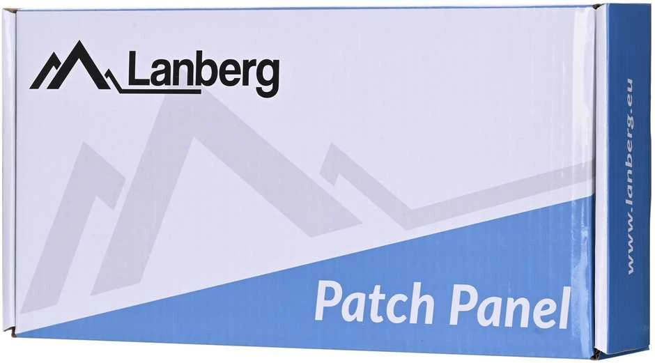 LANBERG PPF6-9012-S Lanberg Patch Panel 10, 12 port 1U, cat.6, pilkas